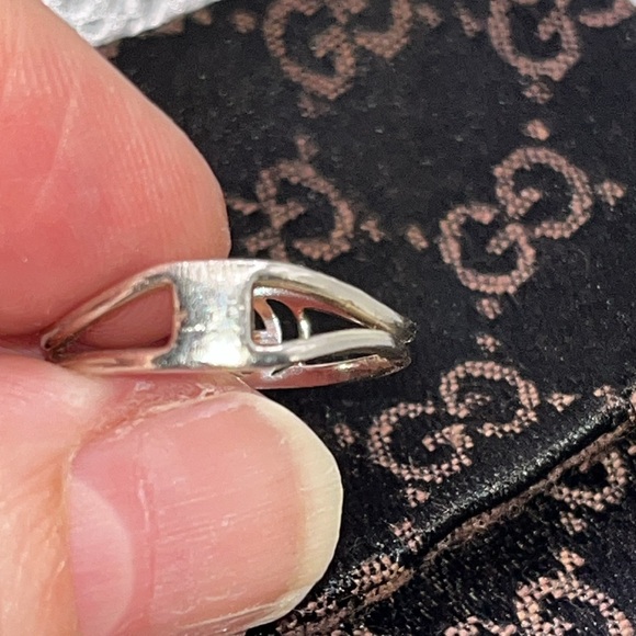 🎁GUCCI INTERLOCKING GG RING size:5.5/6🎁 - Picture 5 of 13